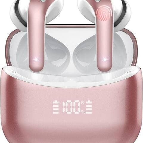 SAMSUNG Futicare Bluetooth 5.4 avec microphone, sans file Écouteurs intra-auriculaires (avec ENC-appelsn, LED-Ladecase,