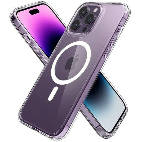 Widmann-Shop Coque pour smartphone Coque Apple iPhone 17 16 15 14 13 12 11 Plus MagSafe Transparent, pour iPhone 11