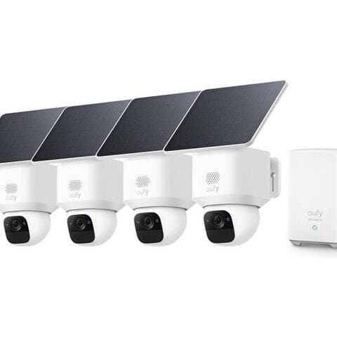 EUFY Security caméra de surveillance eufy eufyCam E30 2K sans file Solar-caméra de surveillance Außen