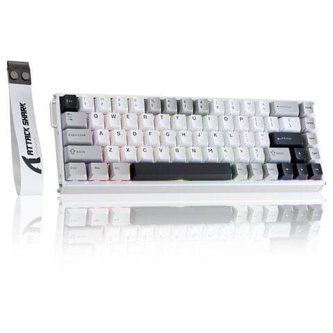 SHARK ATTACK SHARK X68max HE Rapid Trigger Gaming-clavier aus Aluminium Gaming-clavier (0.005mm