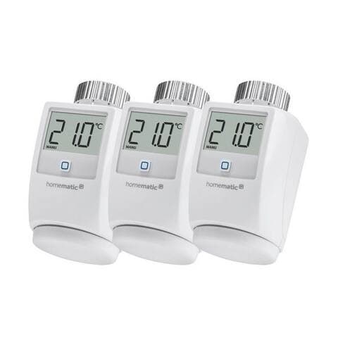 Homematic Homematic IP Heizkörperthermostat Heizkörperthermostat 3er Set, (Set, 3 St)