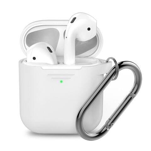 Keybudz KeyBudz Étui de protection pour casque Pod Skinz pour AirPods avec Karabiner, stoßfest, kratzfest, inkl. Porte-clés