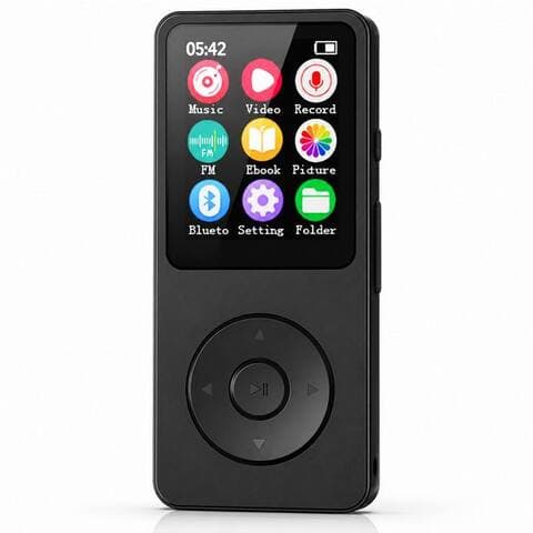 Tekoo Tekoo Bluetooth 5.0 Mini baladeur MP3 (32 GB, HiFi Lossless Soet, FM-radio & Recorder, nur 32g ultraleicht)