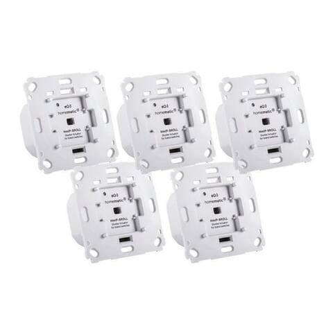 Homematic Homematic IP Rollladenaktor pour Markenschalter 5er Set maison connectée-Steuerelement