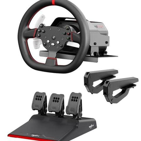 XBOX PXN V10 Pro Direct-Drive-Sim-Rennlenkrad, 3,2Nm Servo Force Feedback Gaming-Lenkrad (Hall-Pedale, 4
