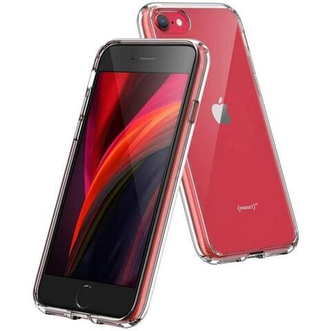 CoolGadget Coque pour smartphone Transparent Ultra Slim Case pour Apple iPhone 7/8 SE 2020 2022 4,7 pouces, Silikon