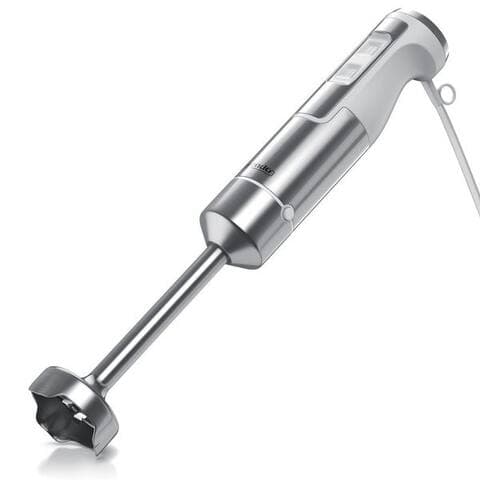 Arendo Arendo Stabblender Edelstahl Pürierstab, Handblender, stufenlose Regelung, weiß, 1000 W, Turbotaste,