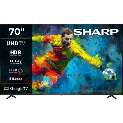 GOOGLE 4T-C70HLx LED-téléviseur (177 cm/70 pouces, 4K Ultra HD, TV connectée, Google TV)