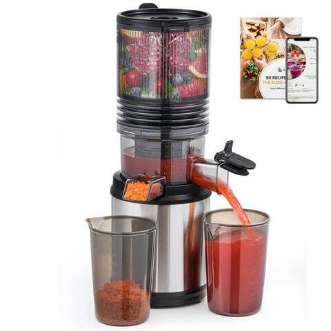 Amzchef AMZCHEF Zentrifugencentrifugeuse JE-7OT8, 250 W, 150mm Extra-Breitem Einfüllschacht, 2L centrifugeuse pour