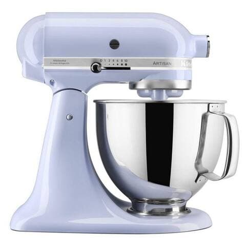 Kitchenaid KitchenAid robot de cuisine ARTISAN 5KSM125ELR Lavender Cream, Robustes Ganzmetallgehäuse avec kippbarem