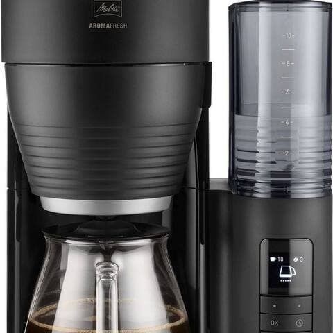 Melitta Melitta machine à café avec Mahlwerk 1030-02, 1,25l Kaffeekanne, Papierfilter 1x4