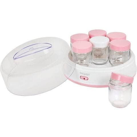 Exquisit exquisit yaourtière YM 3101 wep, 7 Portionsbehälter, je 200 ml