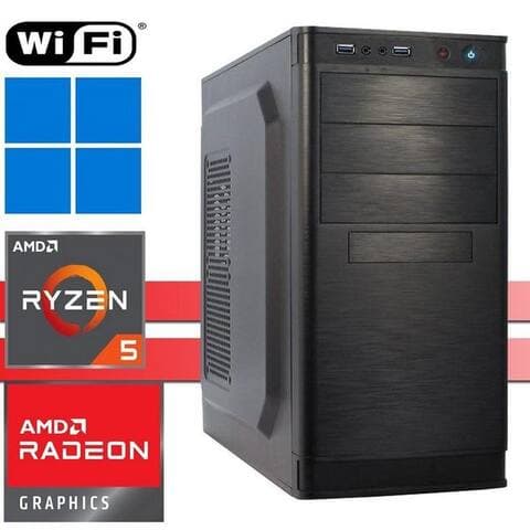 X-Hardware X-HARDWARE X-Power Computer 5600G, 16GB RAM, 512GB SSD + bis zu 4TB HDD PC professionnel (AMD Ryzen 5 5600G,