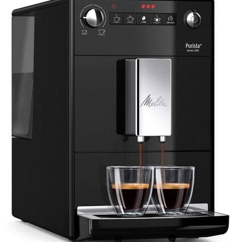 Melitta Melitta machine expresso automatique Purista® F230-102, Noir, Lieblingskaffee-Funktion, kompakt & extra