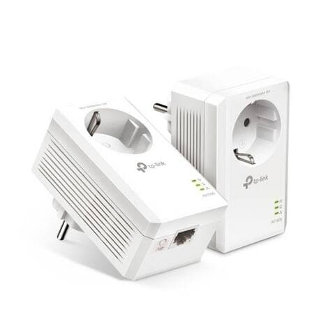 TP-LINK WiFi-Adapter TL-PA7019P KIT, AV1000, Gigabit Powerline Adapter Kit avec prise connectée, WiFi répéteur