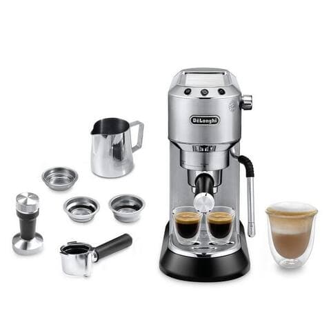 De'Longhi De'Longhi cafetière EC885.M, 15 bar, Milchschaumdüse, Barista, Tamper, Milchkännchen