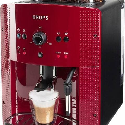 KRUPS machine expresso automatique EA8107 Arabica, 2-Tassen-Funktion, manueller Dampfdüse, 2 voreingestelle