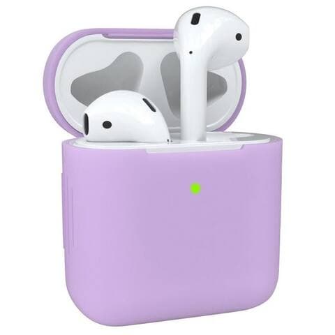 APPLE EAZY CASE Étui de protection pour casque Silikon Coque kompatibel avec Apple AirPods 1 & 2, Stoßfest Cover Qi-Charging