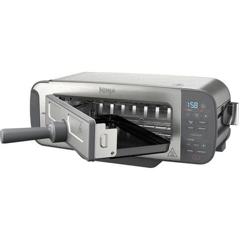 NINJA grille-pain ST202EU Ninja Foodi, 1 Schlitz, 2400 W, 2-in-1 grille-pain, Grill & Panini-Presse