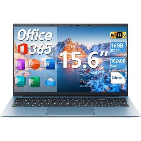MICROSOFT MENGHU 16GB RAM 1TB SSD 15,6 pouces ordinateur portable Win11 PRO Microsoft 365 erweitterbar ordinateur