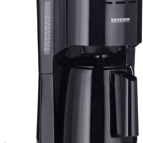 Severin Severin cafetière filtre KA 9306, 1l Kaffeekanne, Papierfilter 1x4, Thermokanne avec Durchbrühdeckel