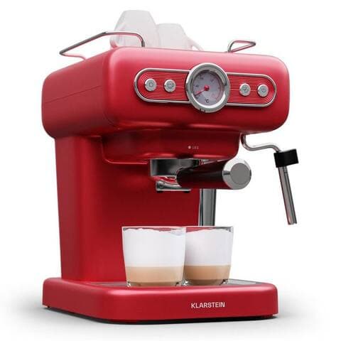 Klarstein Klarstein Espressomaschine, 1.2l Kaffeekanne, machine à café 950 W 19 Bar 2 Tassen