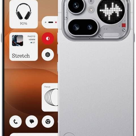 NOTHING Phone (4a) Pro smartphone (17,34 cm/6,83 pouces, 128 GB Speicherplatz, 50 MP caméra)