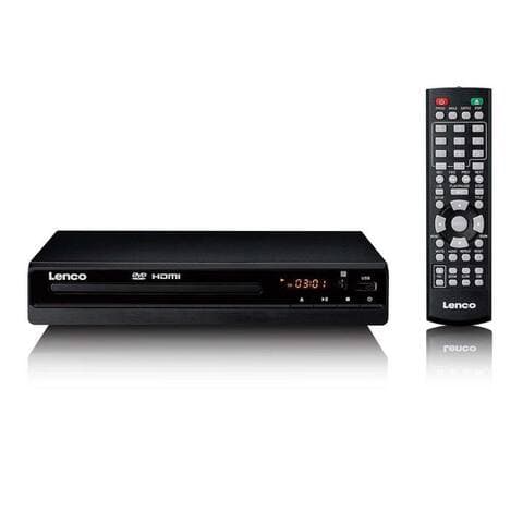 Lenco Lenco DVD-121BK DVD-Player (Kompakter DVD-Player avec HDMI + SCART)