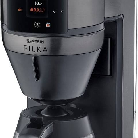Severin Severin machine à café avec Mahlwerk KA 4854 FILKA (2. Generation), Filterkaffee-Vollautomat, 1,4l
