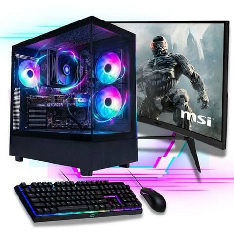Meinpc MeinPC Intel Core i9 avec GeForce RTX 5060 PC gamer-Komplettsystem (27,00", Intel Core i9 12900K, RTX 5060