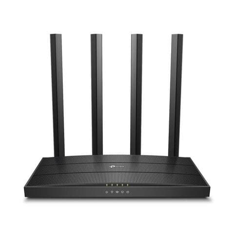 TP-LINK ARCHER C6 WiFi-routeur, Dualband Gigabit, 4x LAN-Port, MU-MIMO IPTV WPA3, 4x externe Antennen