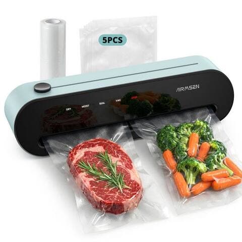 Airmsen Airmsen sous-vide 5-in-1-Vakuumiergerät Vollautomatische Vakuumierung et Versiegelung, 120W, vacuumiergeraet