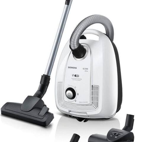 SIEMENS aspirateur traîneau iQ300 plus VSP3T212, Made in Germany, Hygiene-Filter, kompakt, 900 W, avec Beutel, pour