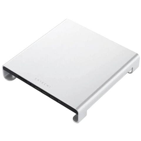 Satechi Satechi moniteur-Halterung Aluminum moniteur Stand Hub for iMac - moniteurerhöhung - silver