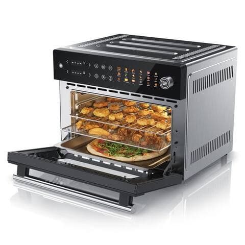 Arendo Arendo Minifour Airfryer 30L Edelstahl Multifunktionsofen, XXL air fryer 1800W, mini four Dörrgerät +