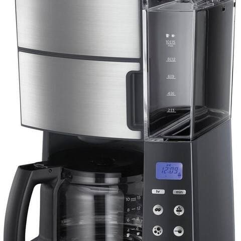 Russell RUSSELL HOBBS machine à café avec Mahlwerk Grind & Brew 25610-56, 1,25l Kaffeekanne, Papierfilter 1x4, 1,25l