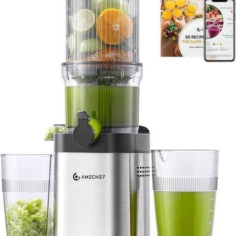 Amzchef AMZCHEF Slow Juicer CE-ZM19OT02M-SV, 220 W