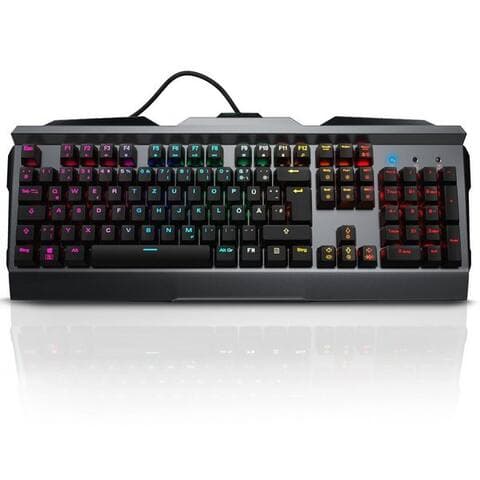 Titanwolf Titanwolf mechanisch, Aluminium Gehäuse, RGB LED Beleuchtung - Invader Gaming-clavier (präziser