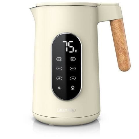 Arendo Arendo bouilloire Edelstahl, Doppelwand, Temperatureinstellung 40° - 100 °C avec Anzeige, 1,7 l, 2200 W,