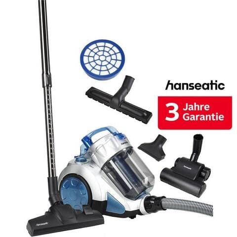 Hanseatic Hanseatic aspirateur traîneau Zyklonentechnologie, elektronische Saugkraftregulierung, beutellos, 650 W,