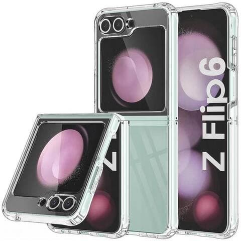 SAMSUNG CoolGadget Coque pour smartphone Silikon téléphone Coque Slim pour Samsung Galaxy Z FLIP 6 6,7 pouces, dünne TPU