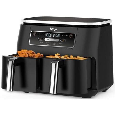 NINJA air fryer AF200EU Ninja Foodi, 2400 W, 4-in-1 Dual Zone, 7,6 L