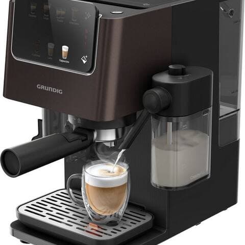 GRUNDIG Espressomaschine KSM 8530, 1688W machine expresso automatique avec 20 Bar, tactile & CreamyPro™