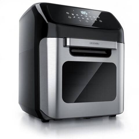 Arendo Arendo air fryer Airfryer 12L avec Zubehör, 4in1 Edelstahl Heissluftfriteuse XXL, 1800 W, Mini four, Grill,