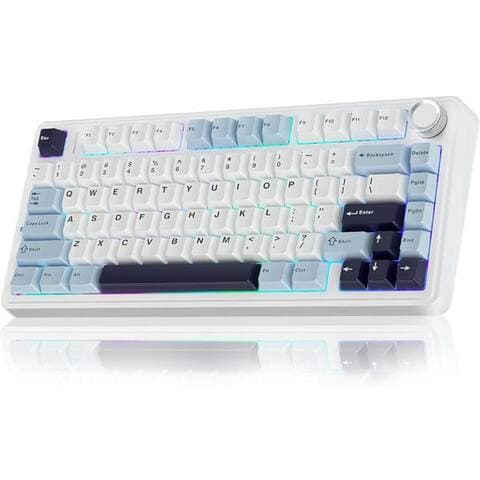 Nsihing nsihing AULA F75 Mechanische clavier, 75%, Hot Swap, Knopf, RGB Gaming-clavier
