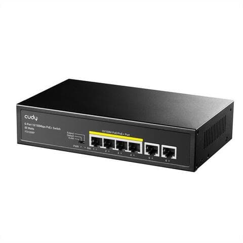 Cudy cudy FS1006P 6-Port 10/100M PoE+ switch 60W Netzwerk-switch