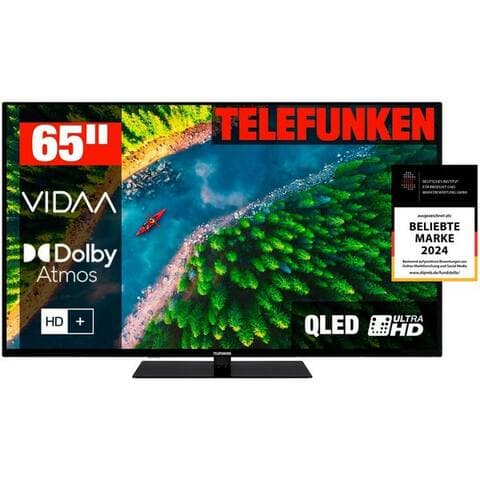 Telefunken Telefunken D65Q850M8CWI QLED-téléviseur (164 cm/65 pouces, 4K Ultra HD, TV connectée)