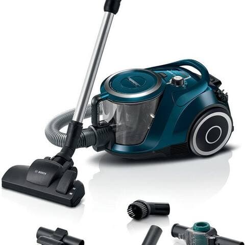 BOSCH aspirateur traîneau Serie 6 ProFamily BGC41XFMLY, Testsieger, idéal pour Allergiker, 750 W, beutellos,