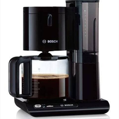 BOSCH cafetière filtre Styline TKA8013, Aroma capteur, Aromaschutz-Glaskanne 1,25 L, 1,25l Kaffeekanne,