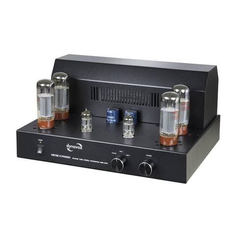 Dynavox Dynavox VR-70 EII Phono Vollamplificateur (80 W, Röhren-amplificateur, Vintage-Design, Schutzgitter,